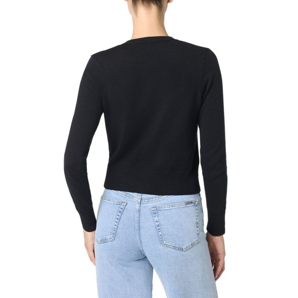 Joe's Jeans Womens Cashmere-Blend Cardigan, Black - Picture 2 of 3